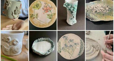 Keramikos popietė Šeimai "Originalus indas. Natūralių augalų įspaudai ir reljefai".