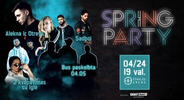 Spring party: Alekna ir Otreya, Sadboi, 2kvėpavimas, Iglė