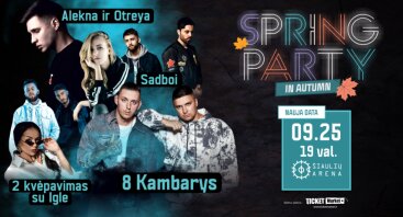 Spring Party in Autumn: Alekna ir Otreya, Sadboi, 2Kvėpavimas ir Iglė, 8 KAMBARYS