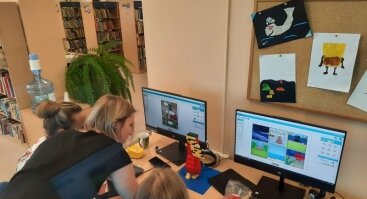 „LEGOlendas bibliotekoje – kūrybingiems ir sumaniems vaikams“