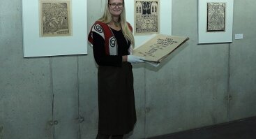 Ekskursijos su kuratore lietuvių medžio ir lino raižinių parodoje