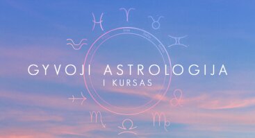 Gyvoji astrologija I kursas. Gimimo horoskopo analizė
