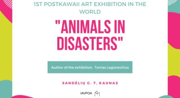 I-oji pasaulyje post kawaii paroda „Animals in disasters“ 