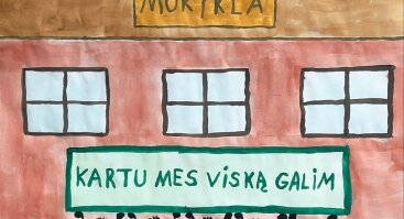 Socialinio plakato konkurso „Šalia mūsų ar už sienos“ darbų paroda