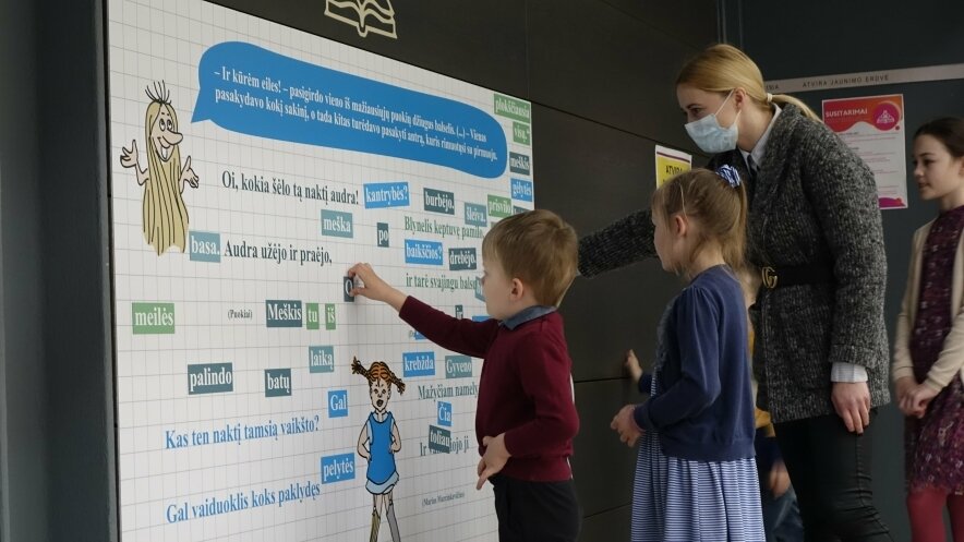 Interaktyvi paroda „Šiaurės šalių vaikų knygų potvynis“