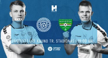 Optibet A lyga 28 turas: FC Hegelmann Litauen x FK Nevėžis