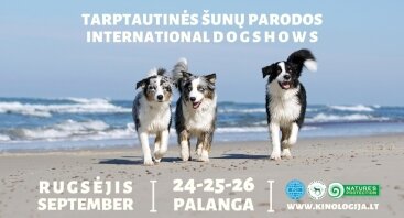 Tarptautinės šunų parodos Palangoje