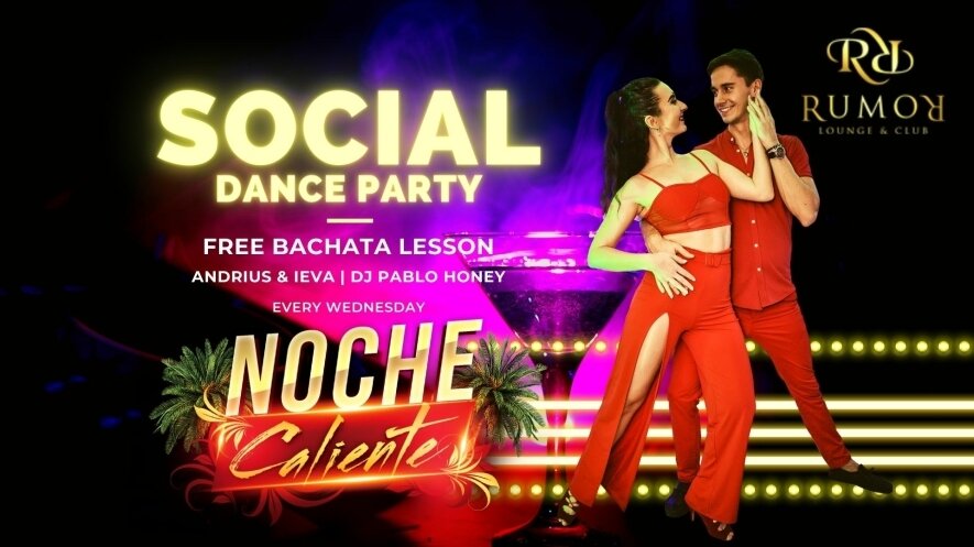 Noche Caliente: Latino muzikos ir šokių vakaras