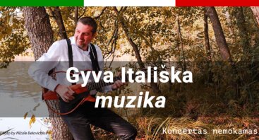 Gyva Neapolietiška ir Itališka Muzika - Mario Di Pasquale