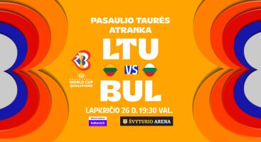 Pasaulio taurės atranka: Lietuva - Bulgarija
