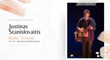 Šventinis Justino Stanislovaičio koncertas Vilniuje