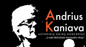Andrius Kaniava. Autorinių dainų koncertas | Vilnius