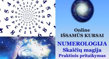 Online išsamūs kursai | Numerologija - Skaičių Magija. Praktinis panaudojimas.