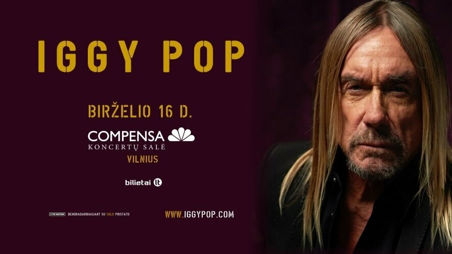 Iggy Pop koncertas Vilniuje