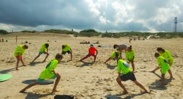 Ekstremalaus sporto visos dienos ekologiška stovykla vaikams Palangoje ( Būtingė)