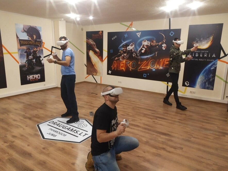 Virtualios realybės kambarys