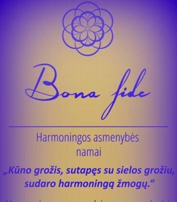 Bona-fide - harmoningos asmenybės namai