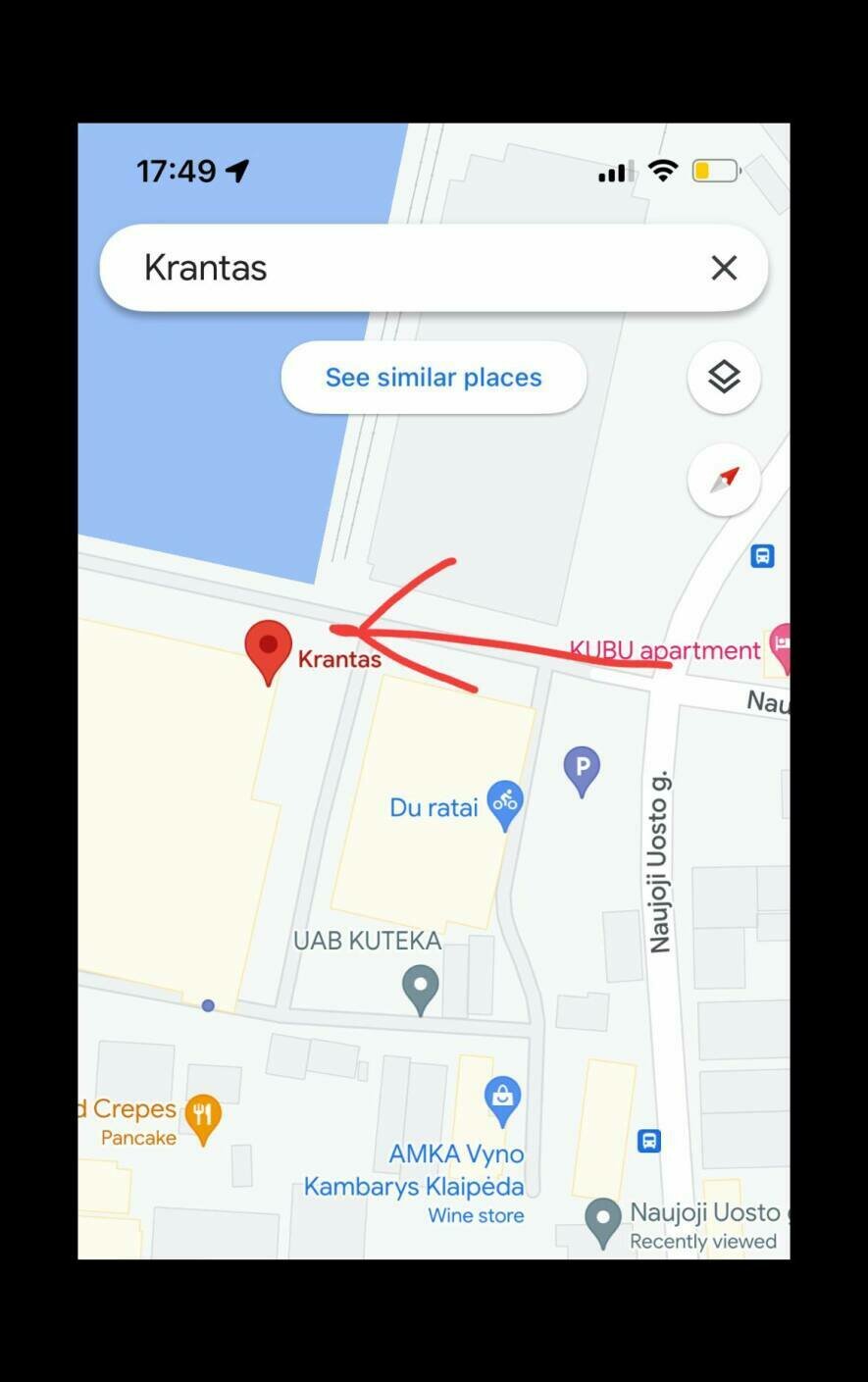 Krantas, Naujoji Uosto g. 3, Klaipėda