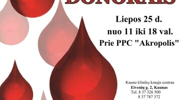 Kraujo donorystės akcija